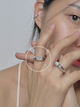 カルセドニーオーバルリング / Chalcedony oval silver Ring