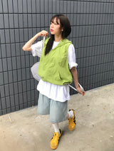 カラコラデニムハーフパンツ