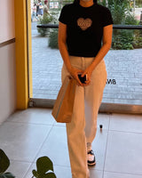 ラブミークロップTシャツ / LOVE ME CROP T-SHIRT BLACK