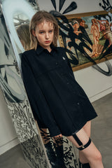 ロゴカッティングシャツ / Logo Cutting Shirt (4573566271606)