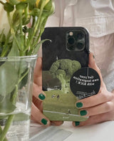 ブロッコリーガーデンハードスマホケース/Broccoli garden hard case