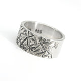 Rough9 silver ring (4596806778998)