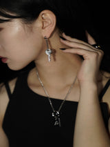 no.9ピアスシルバー / no.9 earring silver
