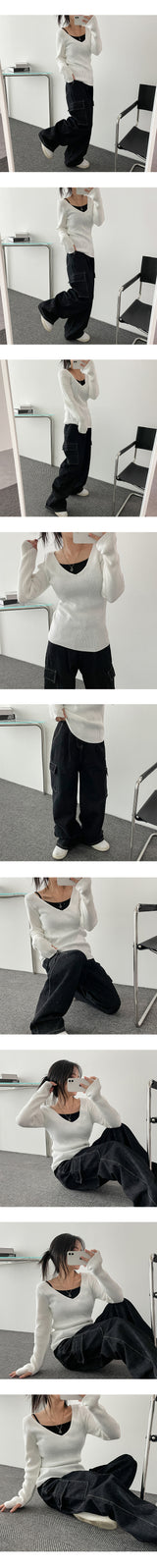 Chadstitch Saint-Cago Denim Wide Pants