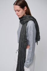 LIAN scarf_darkgrey