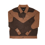 2 TONE PATCHWORK JACKET