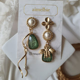 ザビーアンドザフレッシュグリーンガーデンピアス / The Bee and the Fresh Green Garden Piercing