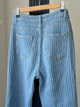 ブロックデニムパンツ / Block Medium Blue Denim