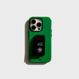 108 MINI HANG-ON(30mm) GLARE GREEN (glossy-hard-bumper)
