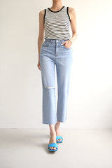 ザチャーリージーンズ / THE CHARLIE JEANS / WIDE STRAIGHT DENIM PANTS