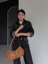(UNISEX) メゾンウォッシングオーバーデニムシャツ