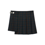 チェックプリーツラップスカート/0 9 check pleats wrap skirt - GREEN
