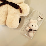ジャイアントバニーダンダンジェリーハードアイフォンケース/Giant Bunny Dung dung Jelly Hard phone case beige