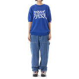 トライバルロゴ半袖ニット / TRIBAL LOGO HALF KNIT