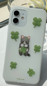 ラッキーサムレオキャットフォーンケース _ Lucky some Leo cat phone case
