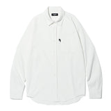 オーバーフィットコットンシャツ/OVERFIT COTTON SHIRTS-OFF-WHITE