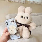 ジャイアントバニーダンダンジェリーハードアイフォンケース/Giant Bunny Dung dung Jelly Hard phone case beige