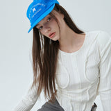 CUT-OFF LINE TOP / WHITE