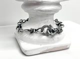 [BLESSEDBULLET]10mm thron link bracelet_vintage silver/silver/gold (6562941108342)
