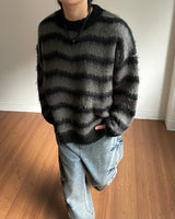 Wave Mohair Knit