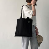 Oxford simple line bag - black