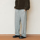 クラウンスムースバンディングパンツ/CROWN SMOOTH BANDING PANTS_GREY