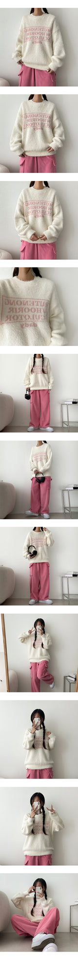 [Fleece] Winds cargo wide banding sweat pants
