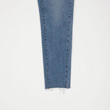 ハイスパンデックスデストロイドスキニージーンズ/HIGH SPANDEX DESTROYED LIGHT BLUE SKINNY JEAN [6060]