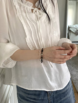 ハッキンメタルジェムストーンレイヤードブレスレットセット / Harkin Metal Gemstone Layered Bracelet Set
