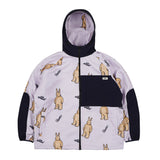 ロイヤルフリースフードジャケット / BSR2223FWJK102 ROYAL FLEECE HOODED JACKET BIG BEAR RABBIT PURPLE