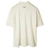 RIB MOCK NECK HALF T-SHIRT IVORY (6566873890934)