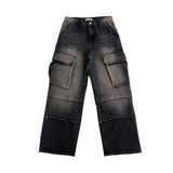 (Unisex) Frank cargo denim pants