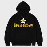 [UNISEX] Tape Flower Smile Hoodie