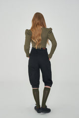 ホースライディングスタイルデニムパンツ / HORSE RIDING STYLE DENIM PANTS INCLUDING SOCKS [9029]
