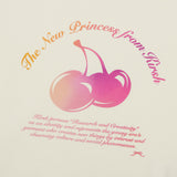チェリーアーチロゴクロップTシャツ / CHERRY ARCH LOGO CROP T-SHIRT [IVORY]