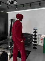Perfect Velour Hood Zip Up (3color)
