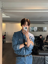 シグフィットデニムシャツ/LMN Sig Loose Fit Denim Shirt (4 colors)