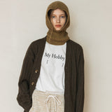 カシミアブレンドカーディガン/CASHMERE BLEND CARDIGAN_BROWN