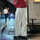 LMN Two-Tuck Half-Bend Cotton Pants (9 colors)
