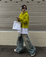 ツープランオーバーレイヤード長袖 (3 color)