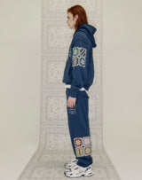 GRANNY SQUARE HOODIE NAVY (6691433283702)