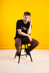 カラフルビッグロゴTシャツ / COLORFUL BIG LOGO T-SHIRTS [BLACK]