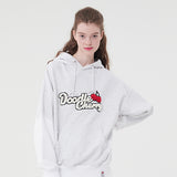 ドゥードゥルチェリーカットオフフーディー／DOODLE CHERRY CUT-OFF HOODIE [MELANGE GRAY]