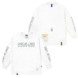 レターオーバーサイズロングスリーブTシャツ / 23 LETTER OVERSIZED LONG SLEEVES T-SHIRTS WHITE / BLACK