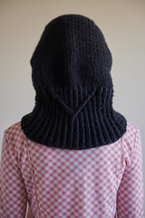 테디 후드(블랙) /  Teddy hood(black) (6656029556854)