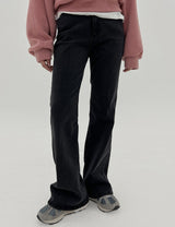 デニムレイズドブーツカットパンツ/no.2336 Denim Raised Bootcut Pants (2color)
