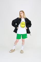 SMILE COACH JACKET (BLACK) (6699088543862)