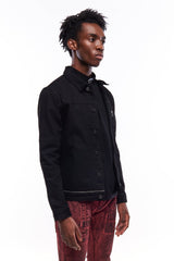 VICTOR BLACK DENIM JACKET (6574166474870)