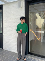 Berlin tension semi-wide slacks