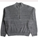 Jack Mix High Neck Half Zip up Knit (6color) (6542628061302)
